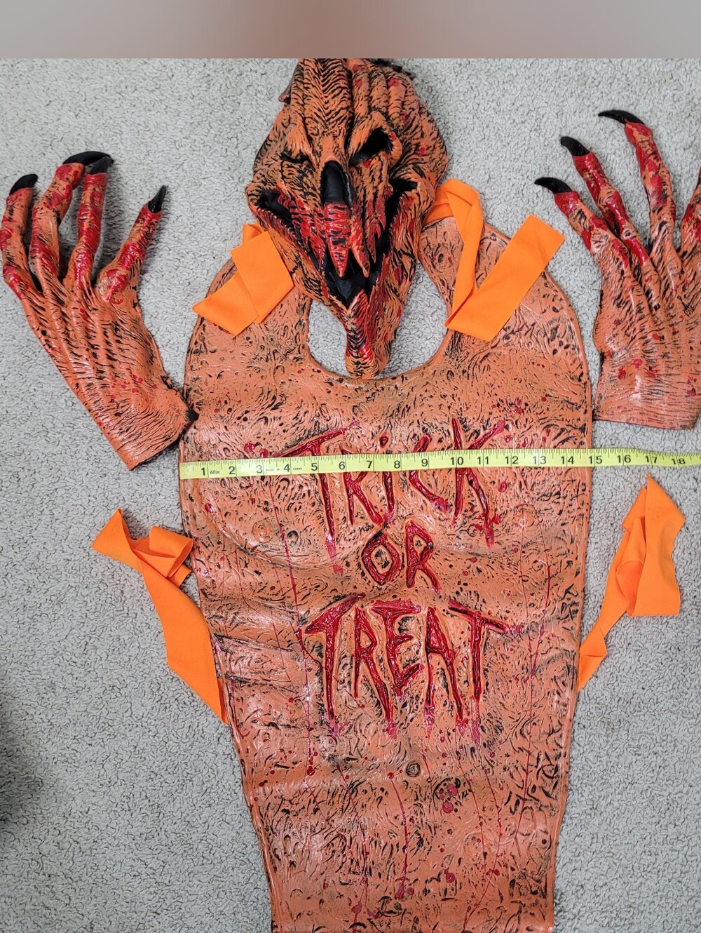 Spirit Halloween Scary Pumpkin Costume Set